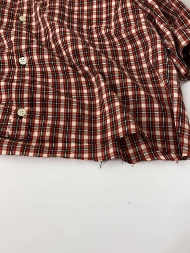 商品画像：半袖シャツ/M/コットン/レッド/90s/紺タグ 7