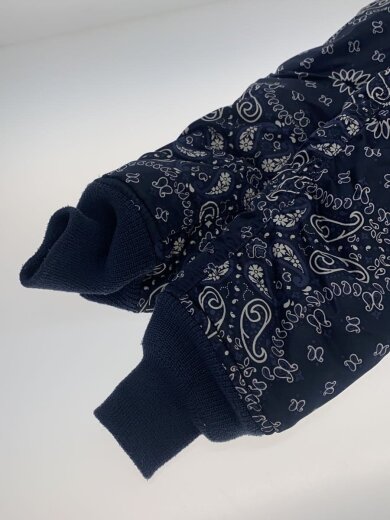 商品画像：フライトジャケット/XS/ナイロン/ネイビー/ペーズリー 5