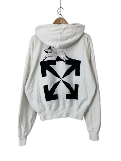 商品画像：パーカー/M/コットン/ホワイト/無地/OMBB037R21FLE009 2