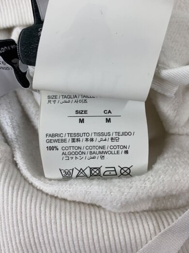 商品画像：パーカー/M/コットン/ホワイト/無地/OMBB037R21FLE009 4