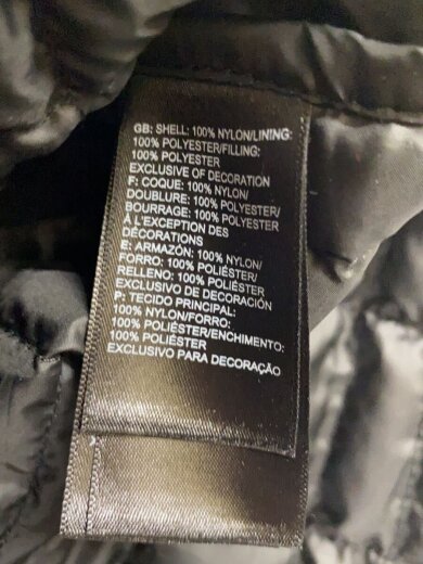 商品画像：ダウンベスト/M/ナイロン/BLK 4