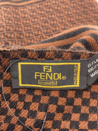 商品画像：マフラー/ウール/BRW/総柄/レディース 2