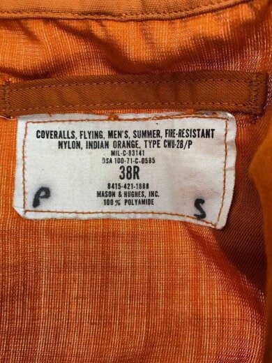 商品画像：メンズ衣料/38/コットン/オレンジ/cwu-28/p 4