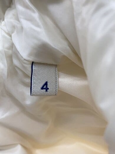 商品画像：ダウンジャケット/4/ナイロン/ホワイト/D20914181149 53334 4