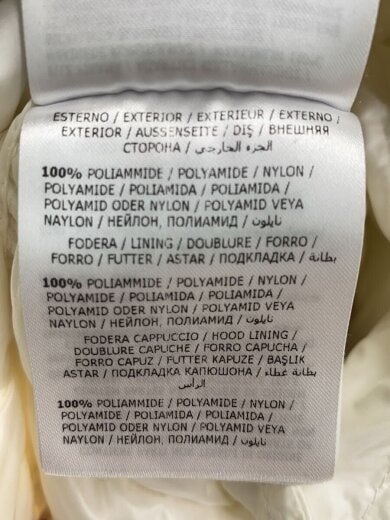 商品画像：ダウンジャケット/4/ナイロン/ホワイト/D20914181149 53334 5