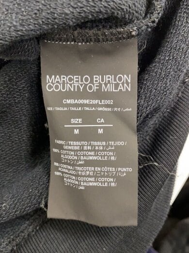 商品画像：スウェット/M/コットン/ブラック/無地/cmba009 4