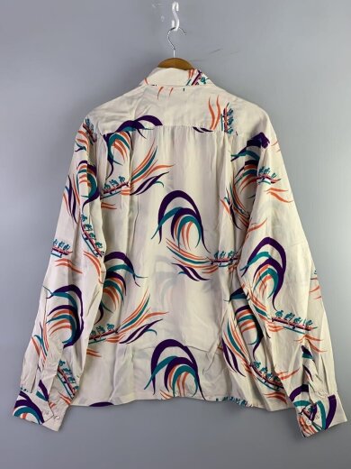 商品画像：長袖シャツ/XXL/レーヨン/CRM/総柄/DK29240 2