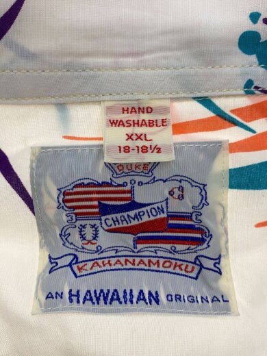 商品画像：長袖シャツ/XXL/レーヨン/CRM/総柄/DK29240 3