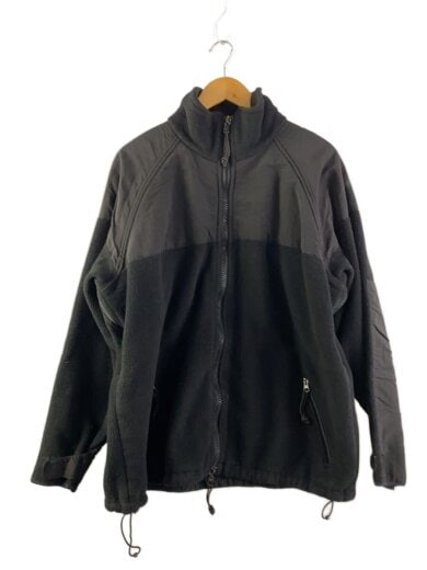商品画像：フリースジャケット/L/ポリエステル/ブラック/無地 1