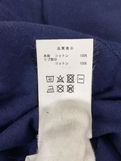 商品画像：長袖Tシャツ/4/コットン/ネイビー/無地 5