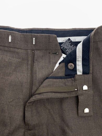 商品画像：スラックスパンツ/--/ポリエステル/ブラウン 3