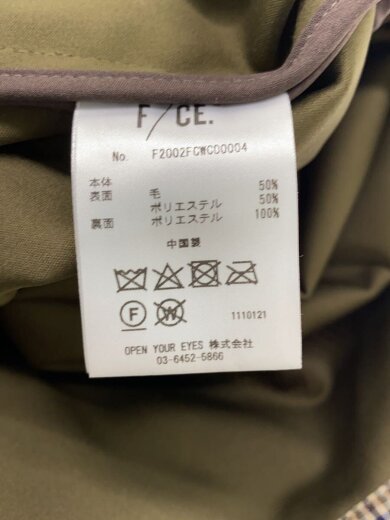 商品画像：コート/S/ウール/BEG/チェック/F2002FCWC00004 4