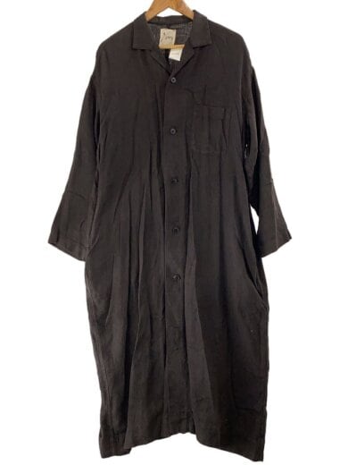 商品画像：長袖ワンピース/2/リネン/BLK/SH-20SU306// 1