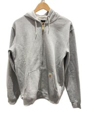 ジップパーカー/S/コットン/GRY/K122