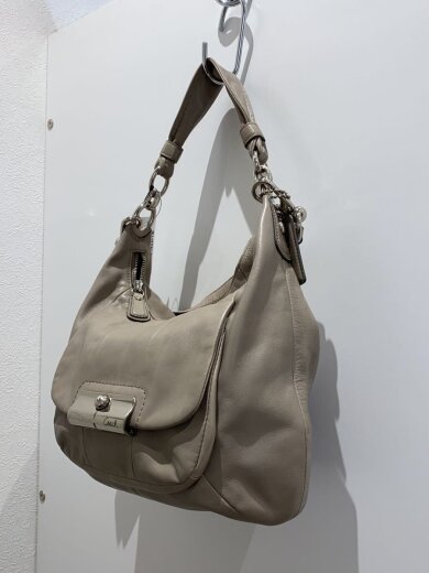 商品画像：ショルダーバッグ/レザー/GRY/無地/16931// 2