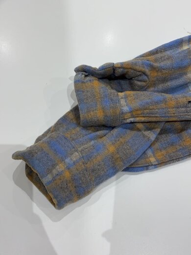 商品画像：長袖シャツ/--/ウール/BLU/チェック 4