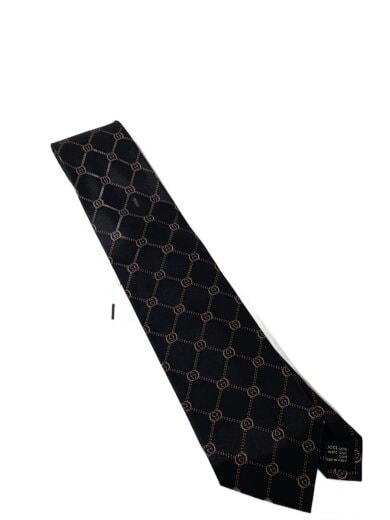 商品画像：ネクタイ/シルク/BLK/メンズ 1