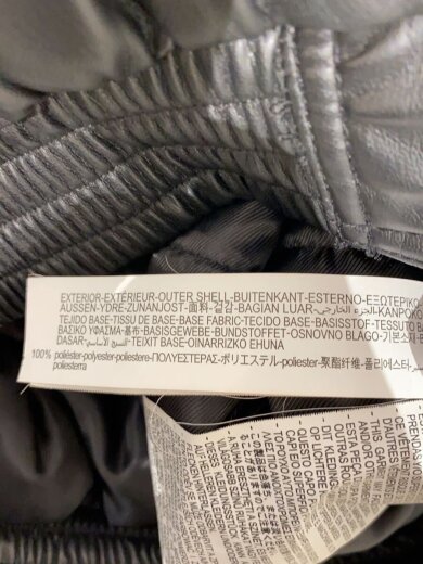 商品画像：ジャケット/S/ポリエステル/BLK 5