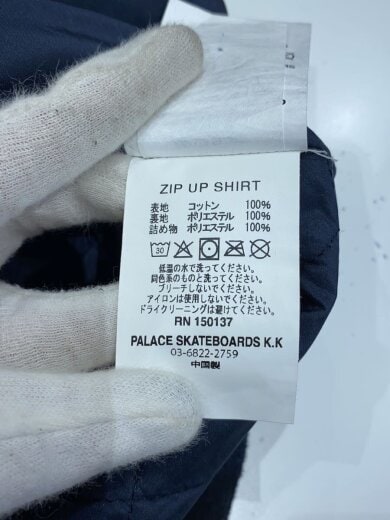商品画像：zipupshirt/長袖シャツ/S/コットン/IDG/チェック 4