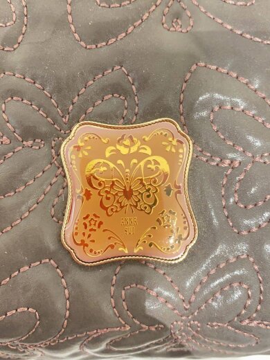 商品画像：ボストンバッグ/レザー/GRY/花柄 5