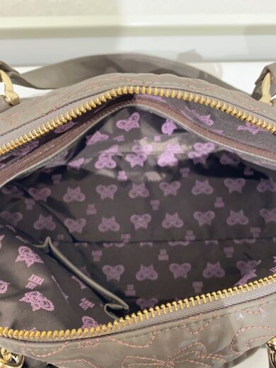 商品画像：ボストンバッグ/レザー/GRY/花柄 6