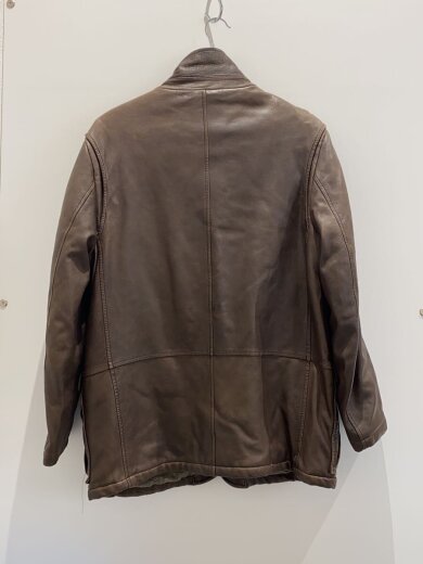 商品画像：LONGHI/レザージャケット/M/羊革/BRW/D0456LJM 03/イタリア製/裏地カシミヤ50// 2