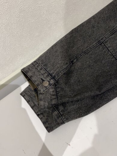 商品画像：DENIM JACKET BLACK/Gジャン/L/デニム/BLK/無地/23FW-JK05 5