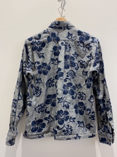 商品画像：長袖シャツ/S/コットン/NVY/花柄/SS27712// 2