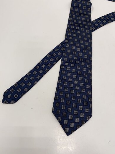 商品画像：ネクタイ/シルク/NVY/総柄/メンズ 3