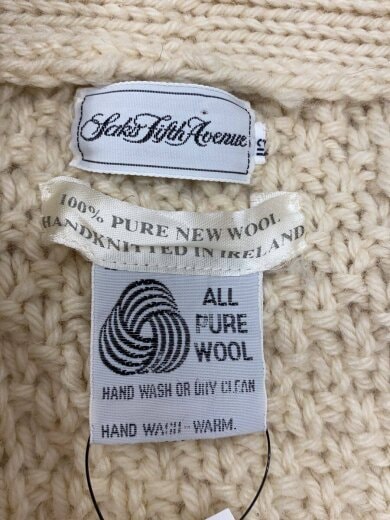 商品画像：カーディガン(厚手)/--/ウール/IVO/無地 4