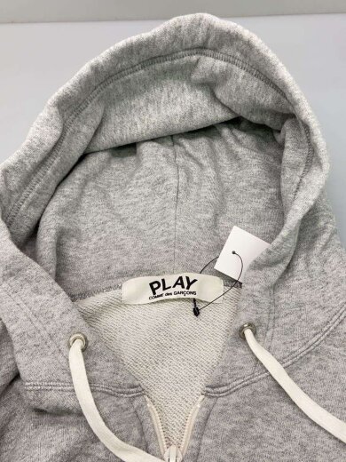 商品画像：ジップパーカー/L/コットン/GRY/AZ-T167 6