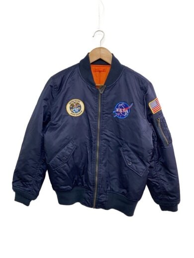 商品画像：フライトジャケット/M/ナイロン/NVY/MA-1 1
