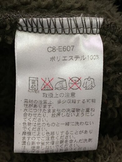 画像：STUSSY × Championフリースジャケット/XL/ポリエステル/GRN/無地/c8-e6074