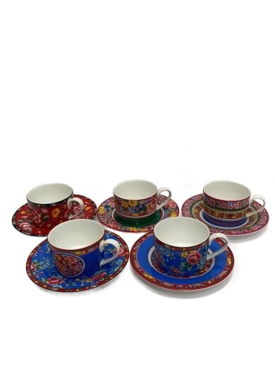 商品画像：カップ&ソーサー/5点セット 1