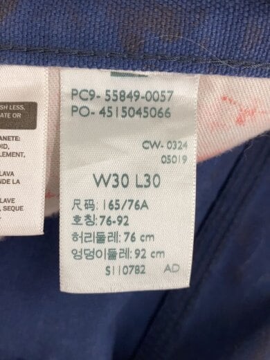 商品画像：ペインターパンツ/30/コットン/BLK/55849-0057 5