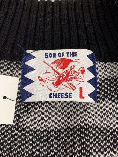 商品画像：カーディガン(厚手)/L/コットン/WHT/総柄/SC2220-CT03/22AW/Dada Cardiga 3