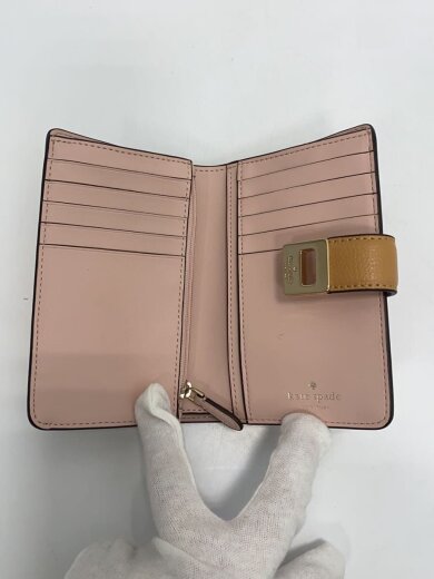 商品画像：2つ折り財布/レザー/BEG/レディース/KF534 4