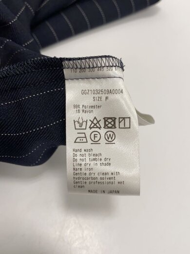 商品画像：ロングスカート/FREE/ポリエステル/NVY/ストライプ 5