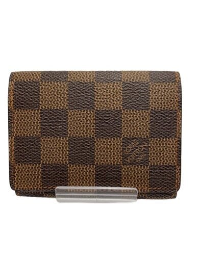 商品画像：アンヴェロップ・カルト・ドゥ・ヴィジット_ダミエ・エベヌ/--/BRW/メンズ 1