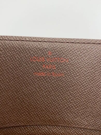 商品画像：アンヴェロップ・カルト・ドゥ・ヴィジット_ダミエ・エベヌ/--/BRW/メンズ 3