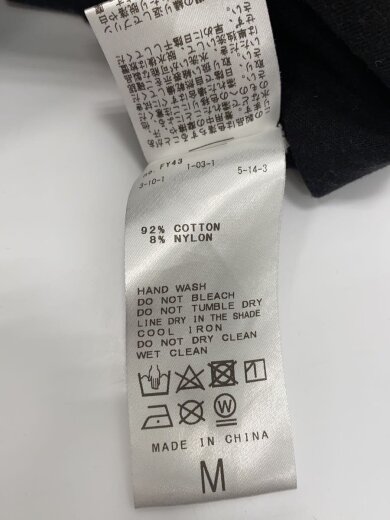 商品画像：スウェット/M/コットン/BLK/無地/23-070-340-3003-3-0 5