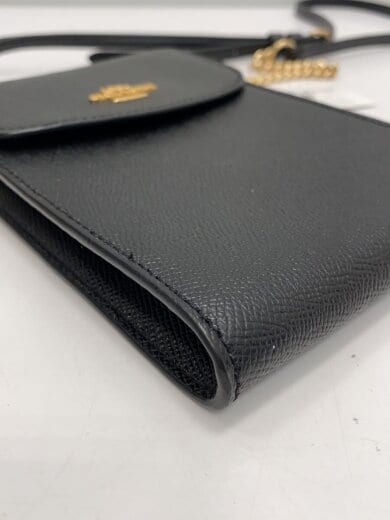 商品画像：ショルダーバッグ/レザー/BLK/スマホ 4