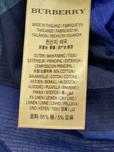 商品画像：長袖シャツ/M/コットン/BLU/THTHAGAR129SAM 5