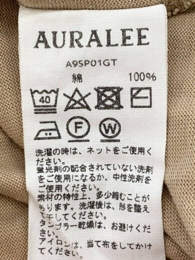 商品画像：J/LUSTER PLAITING L/S TEE/長袖Tシャツ/3/コットン/BEG/A9SP01GT 4