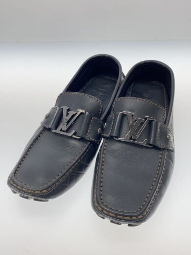 商品画像：モンテカルロ・ドライビングシューズ/ローファー/UK6/BLK/レザー 2