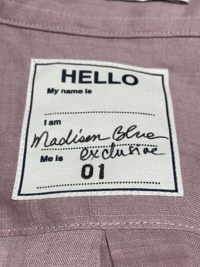 商品画像：MADAME SHIRT/長袖ブラウス/S/リネン/PUP/MB251-5105EX 4