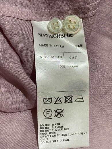 商品画像：MADAME SHIRT/長袖ブラウス/S/リネン/PUP/MB251-5105EX 5