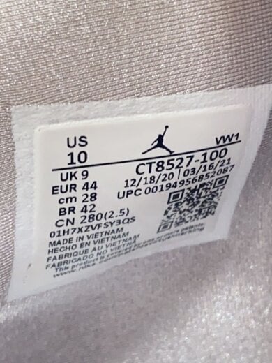 商品画像：AIR JORDAN 4 RETRO_エア ジョーダン 4 レトロ/28cm/WHT// 5