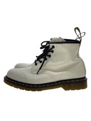 レースアップブーツ/UK9/WHT