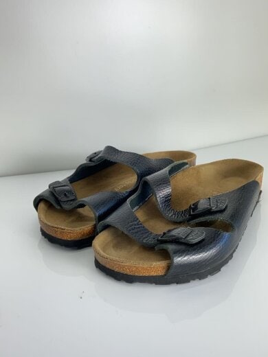 商品画像：サンダル/25cm/BLK/レザー 2
